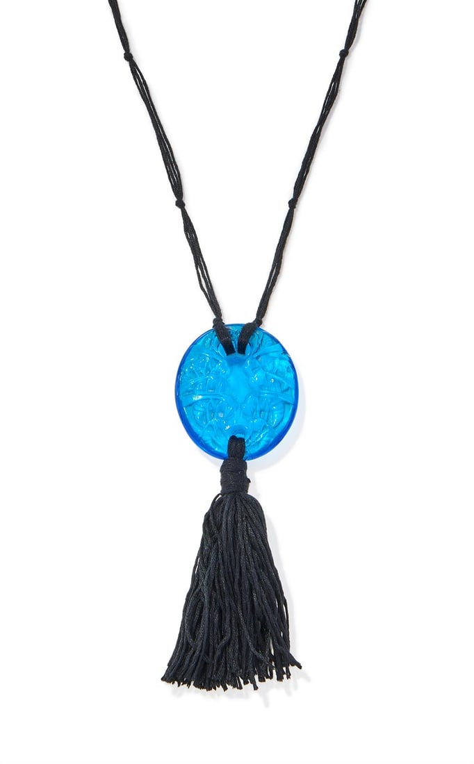 RENÉ LALIQUE, A GLASS 'GUÉPES' PENDANT (1 of 4)