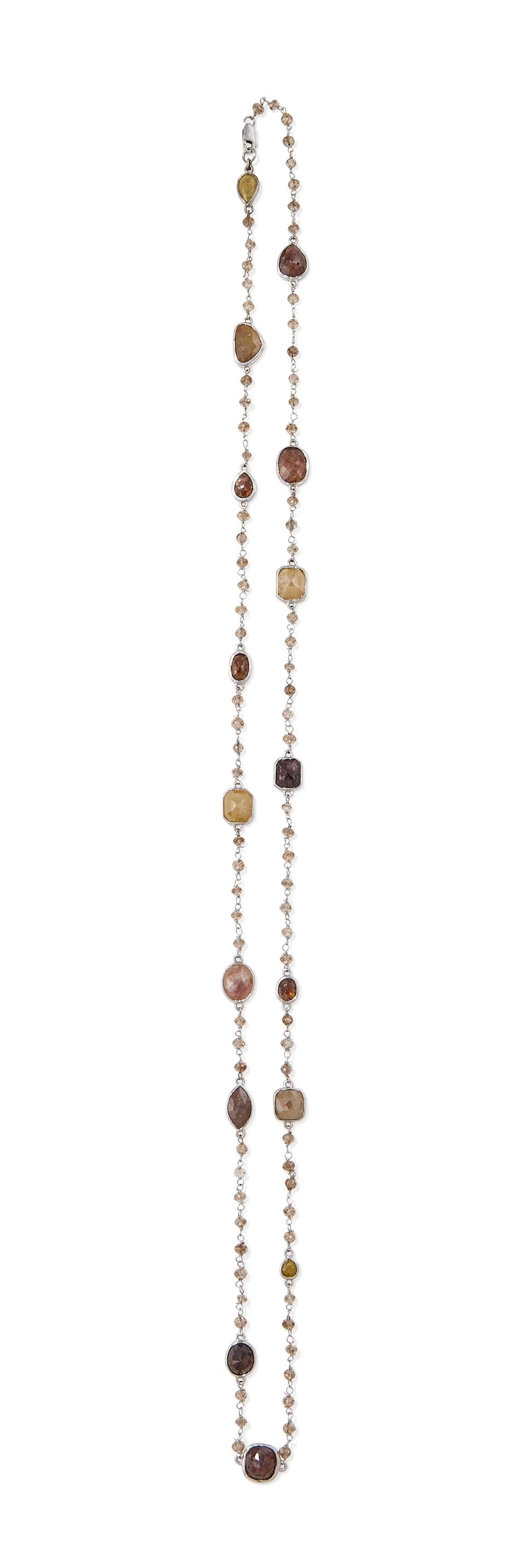 A DIAMOND BEAD NECKLACE (1 of 2)