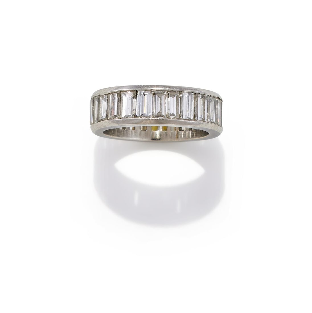 A DIAMOND ETERNITY RING - 2