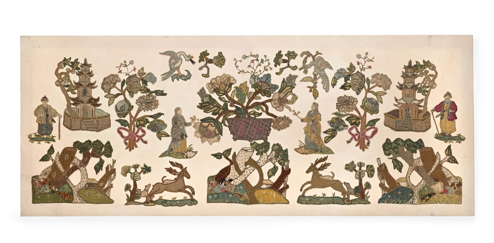 A SELECTION OF CHARLES II NEEDLEWORK, LATE 17TH CENTURY (1 of 4)