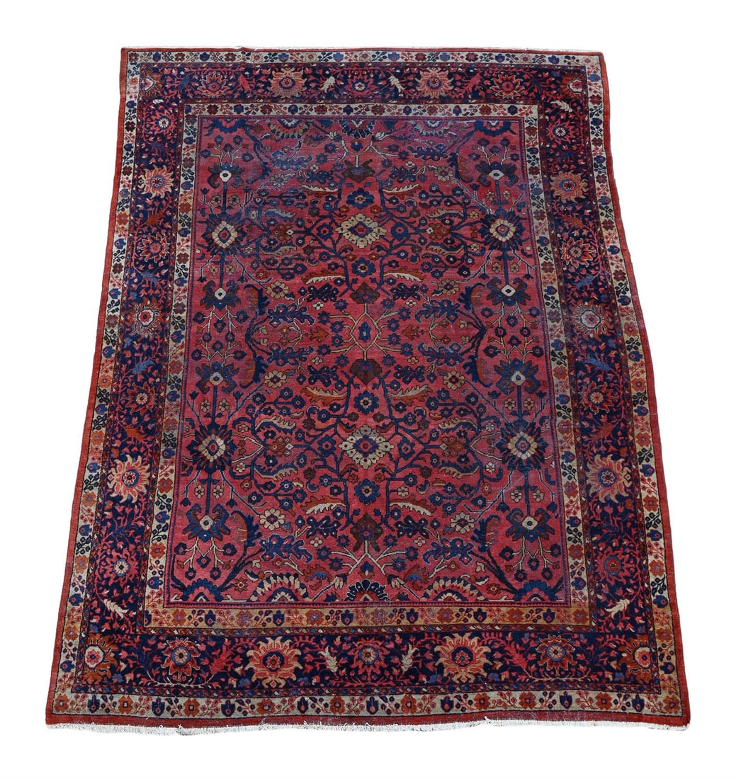A ZIEGLER MAHAL CARPET, CIRCA 1890 (1 of 4)
