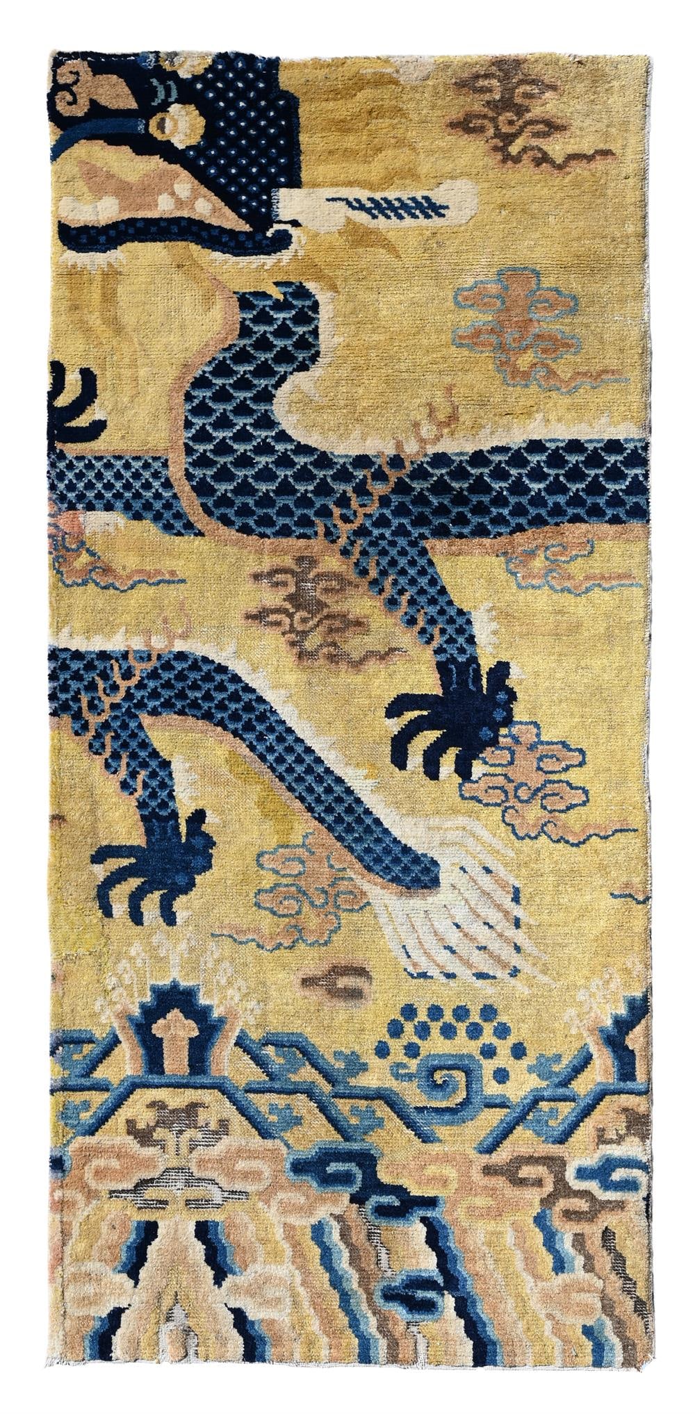 A NINGXIA PILLAR RUG, NORTH CHINA, CIRCA 1870 (1 of 4)