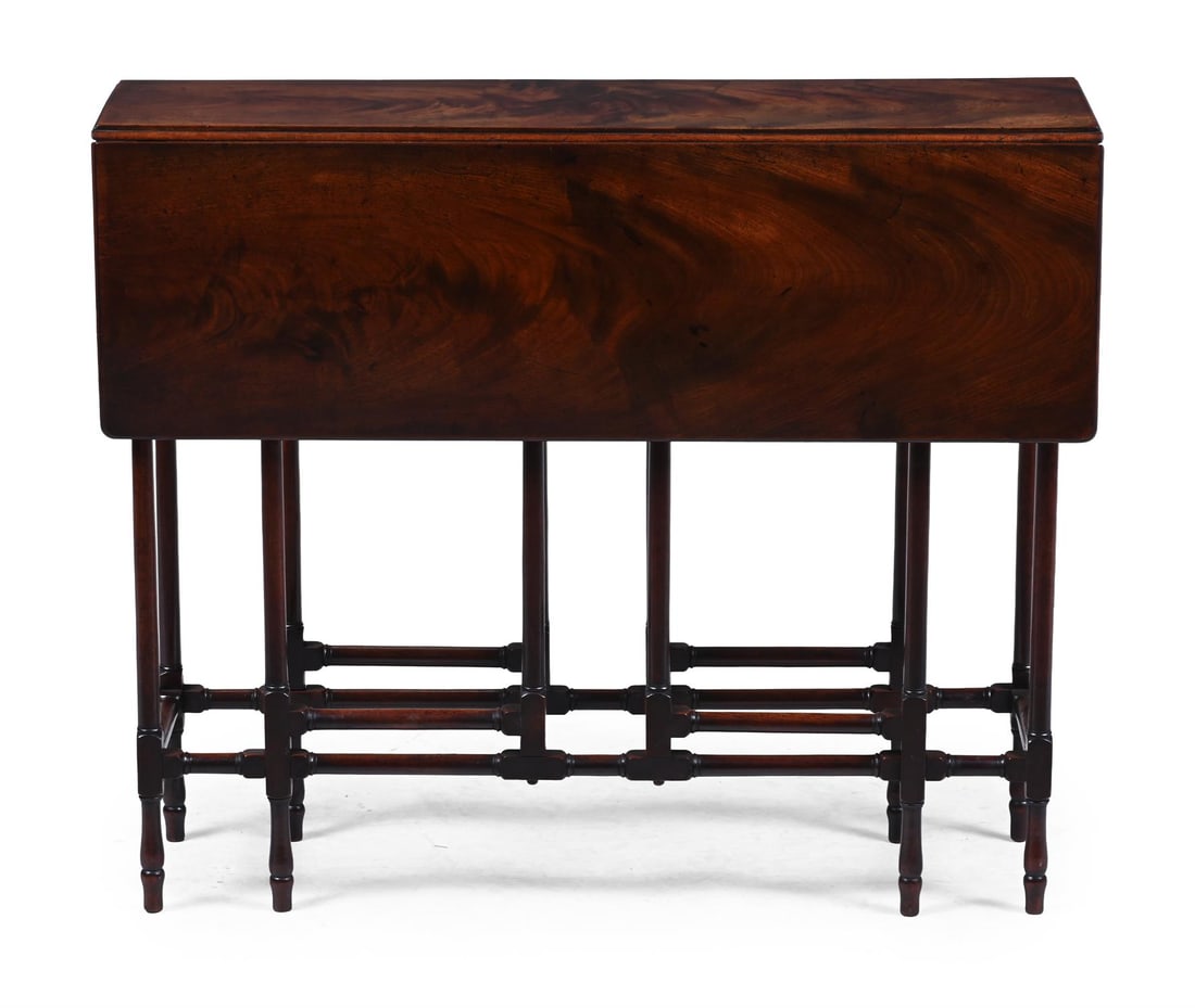 A GEORGE III MAHOGANY 'SPIDER LEG' TABLE, CIRCA 1790 (1 of 4)