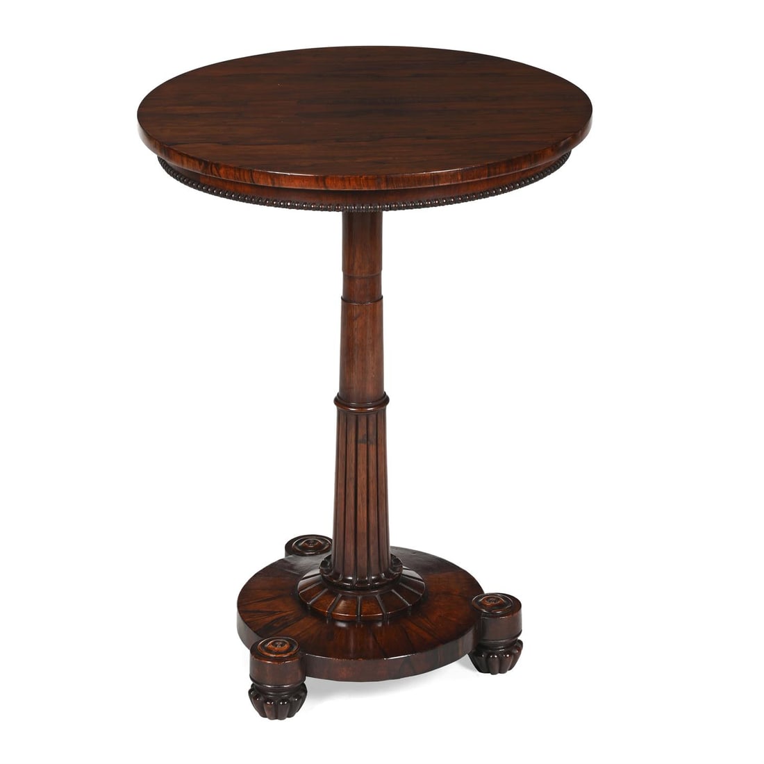 Y A GEORGE IV ROSEWOOD OCCASIONAL TABLE, CIRCA 1825 (1 of 3)