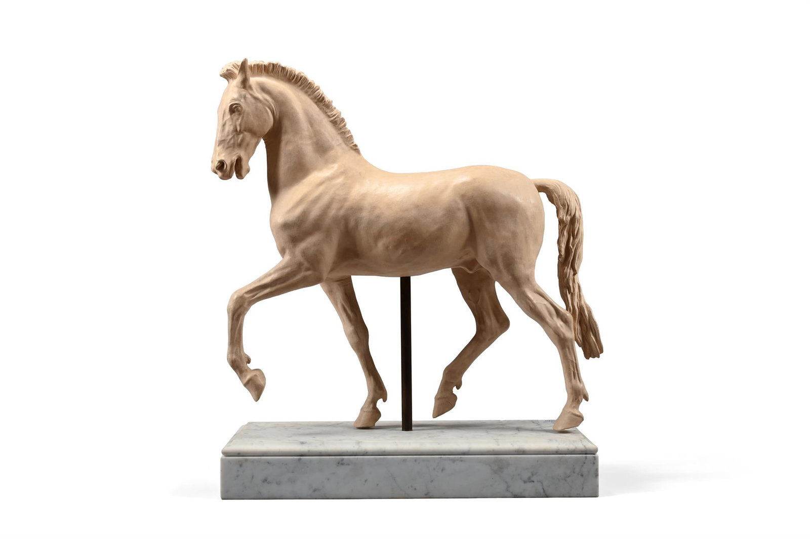 AFTER CANOVA, A LARGE COADE MODEL OF THE COLOSSAL HORSE, CONTEMPORARY (1 of 4)