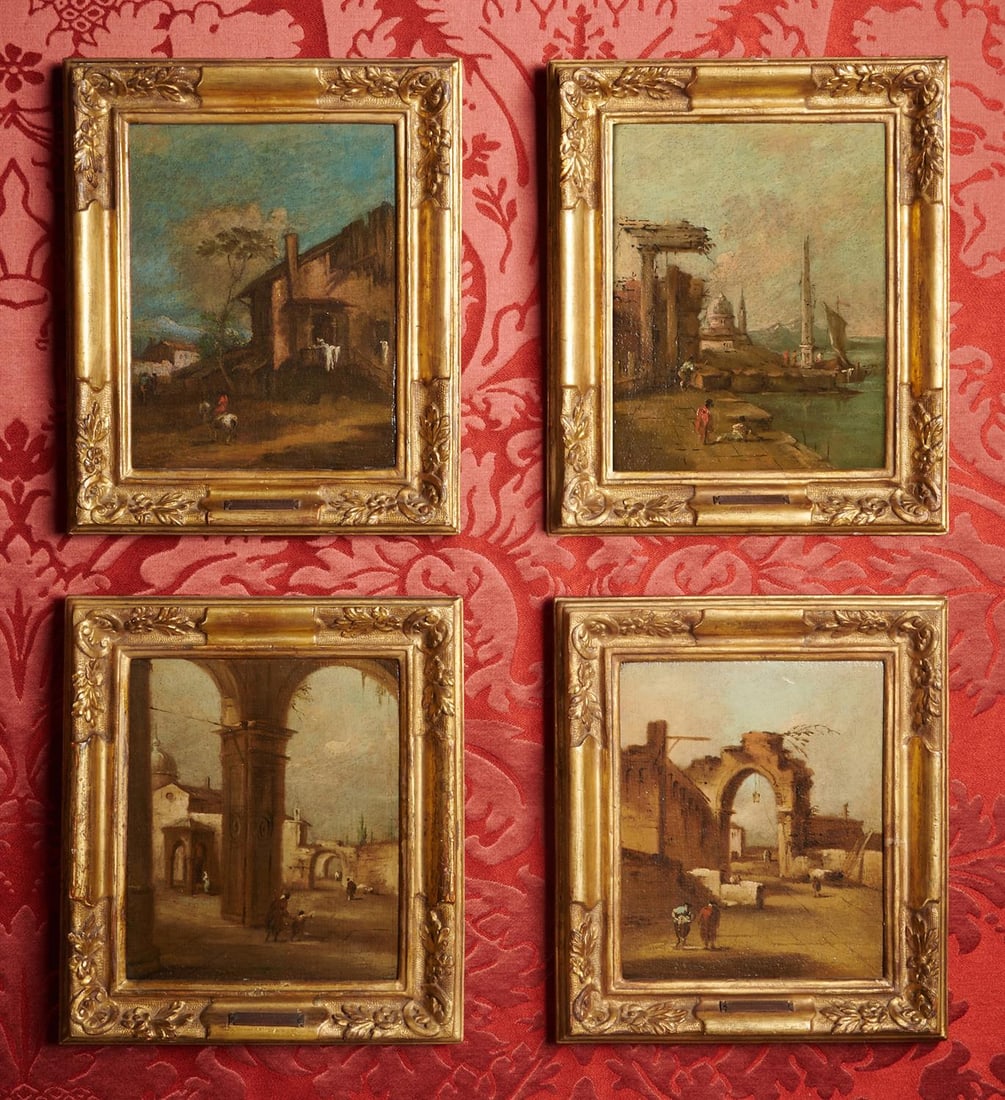 FOLLOWER OF FRANCESCO GUARDI, ARCHITECTURAL CAPRICCI (1 of 7)