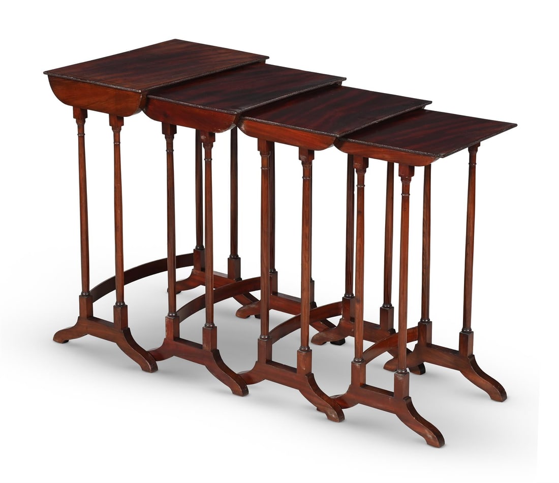 A REGENCY MAHOGANY QUARTETTO NEST OF TABLES, CIRCA 1815 (1 of 4)