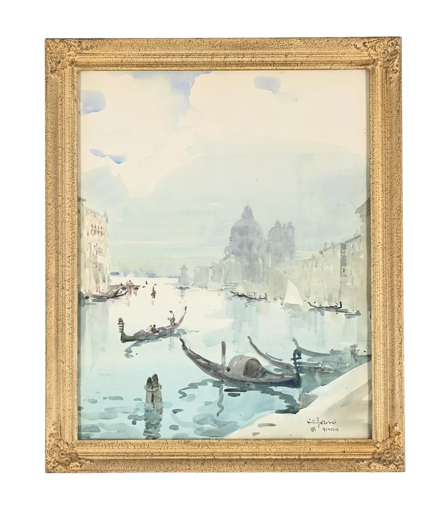λ GIULIO FALZONI (ITALIAN 1900-1978), TWO VENETIAN VIEWS - 3