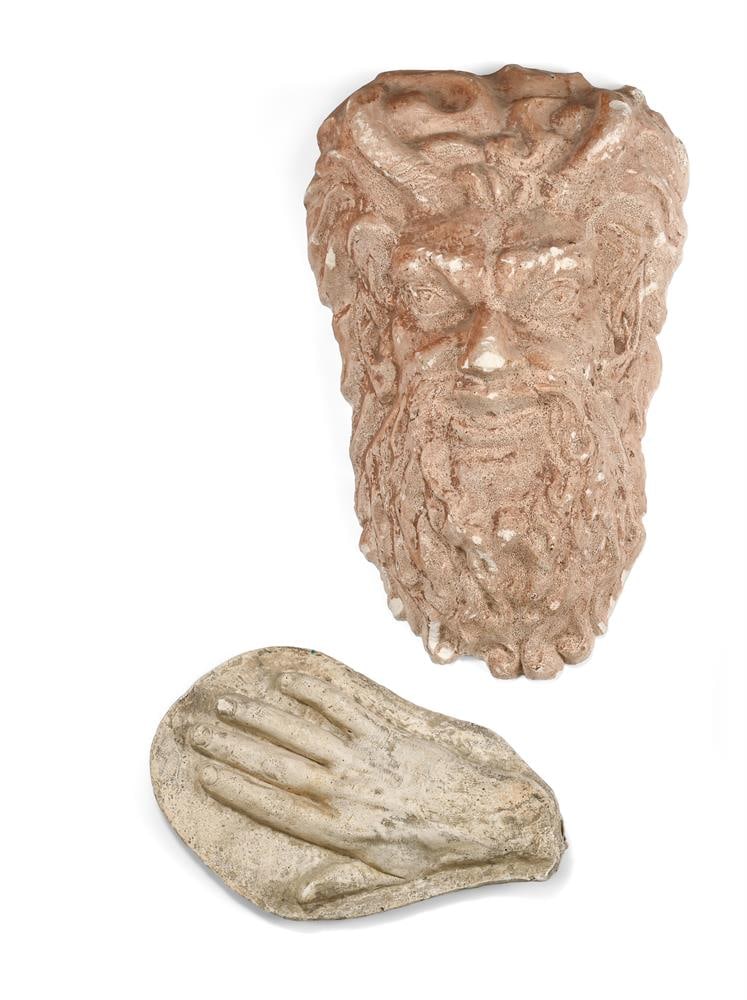 A COLLECTION OF PLASTER CASTS AND OTHER ITEMS, LATE 19TH CENTURY AND LATER - 4
