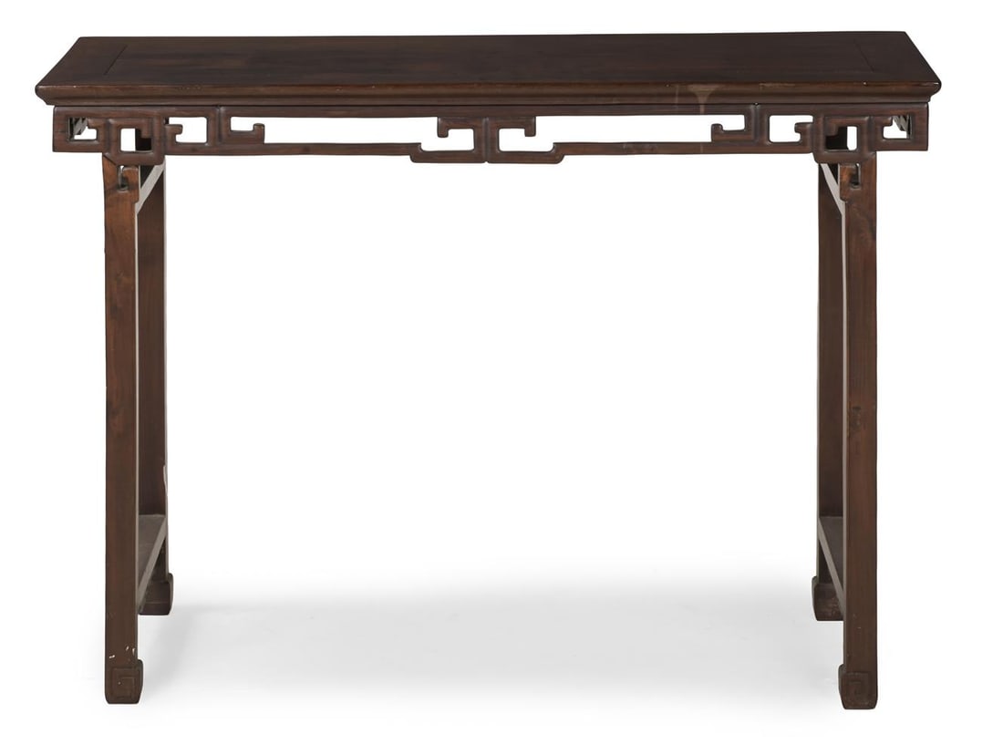 A CHINESE HARDWOOD OR HONGMU ALTAR TABLE, PROBABLY FIRST HALF 20TH CENTURY - 2