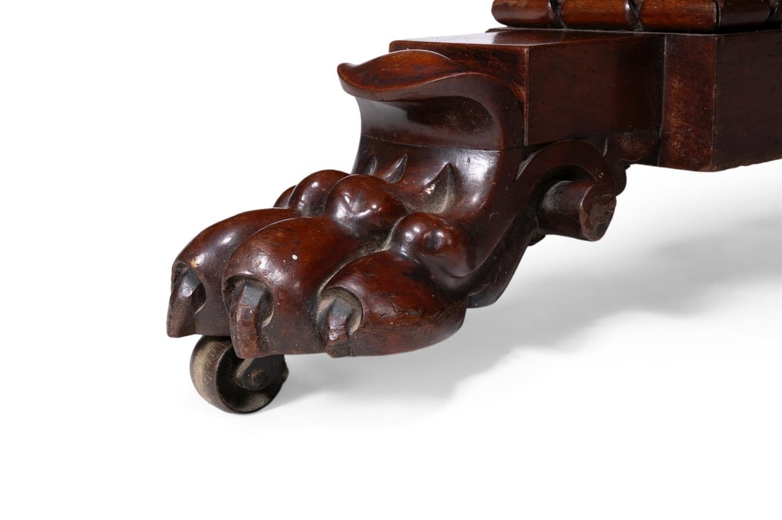 A WILLIAM IV 'PLUM PUDDING' MAHOGANY LIBRARY OR WRITING TABLE, CIRCA 1830 - 2