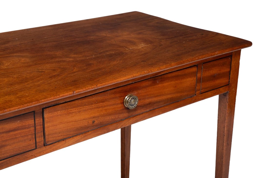 A REGENCY MAHOGANY SIDE TABLE, CIRCA 1820 - 2