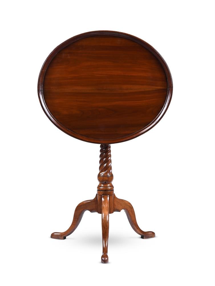 AN UNUSUAL GEORGE III CHERRYWOOD OVAL TRIPOD TABLE, LAST QUARTER 18TH CENTURY - 2