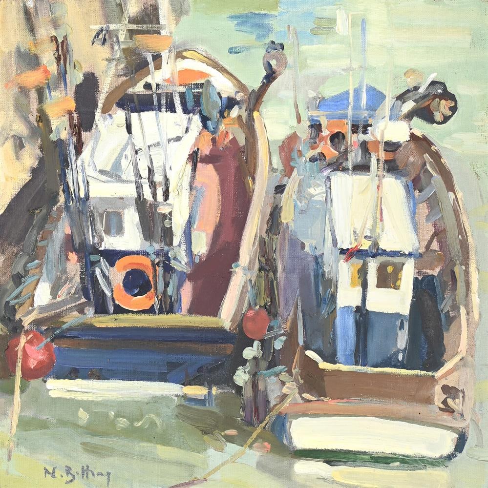 λ NICK BOTTING (BRITISH B. 1963), BOATS AT WHITSTABLE - 2