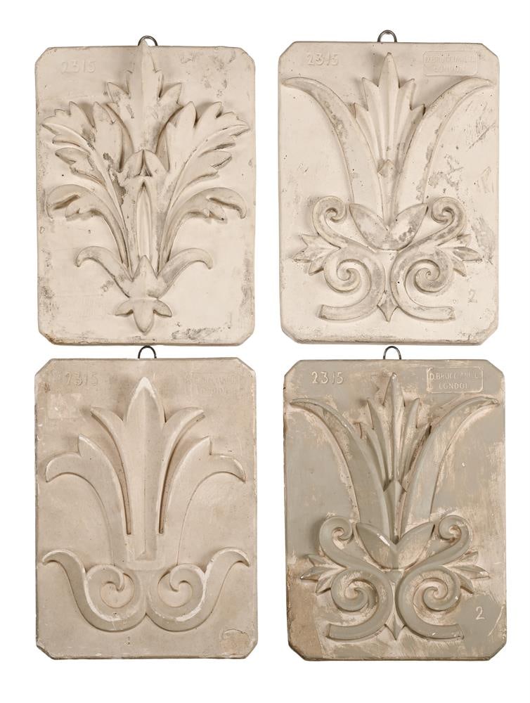A GROUP OF TEN PLASTER RELIEF MOULDINGS BY BRUCCIANI, LATE 19TH OR EARLY 20TH CENTURY - 4