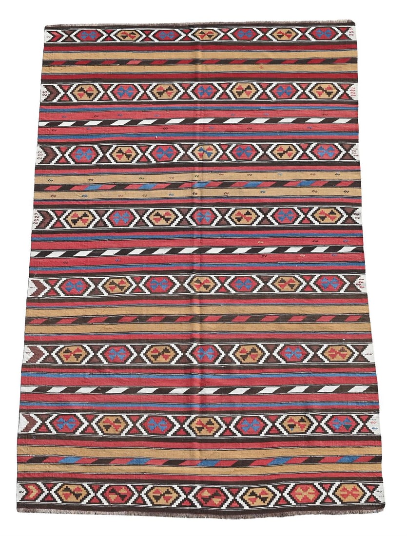 A SHIRVAN KILIM, CIRCA 1890 (1 of 4)