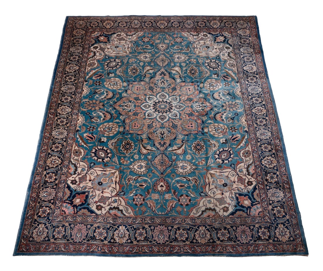 A TABRIZ CARPET, CIRCA 1920 (1 of 3)