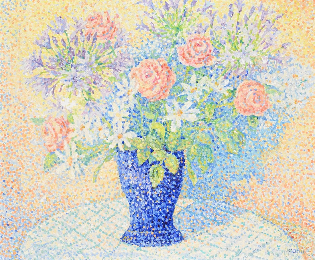 λ YVONNE CANU (FRENCH 1921-2008), LE BOUQUET DE CONTI (1 of 3)