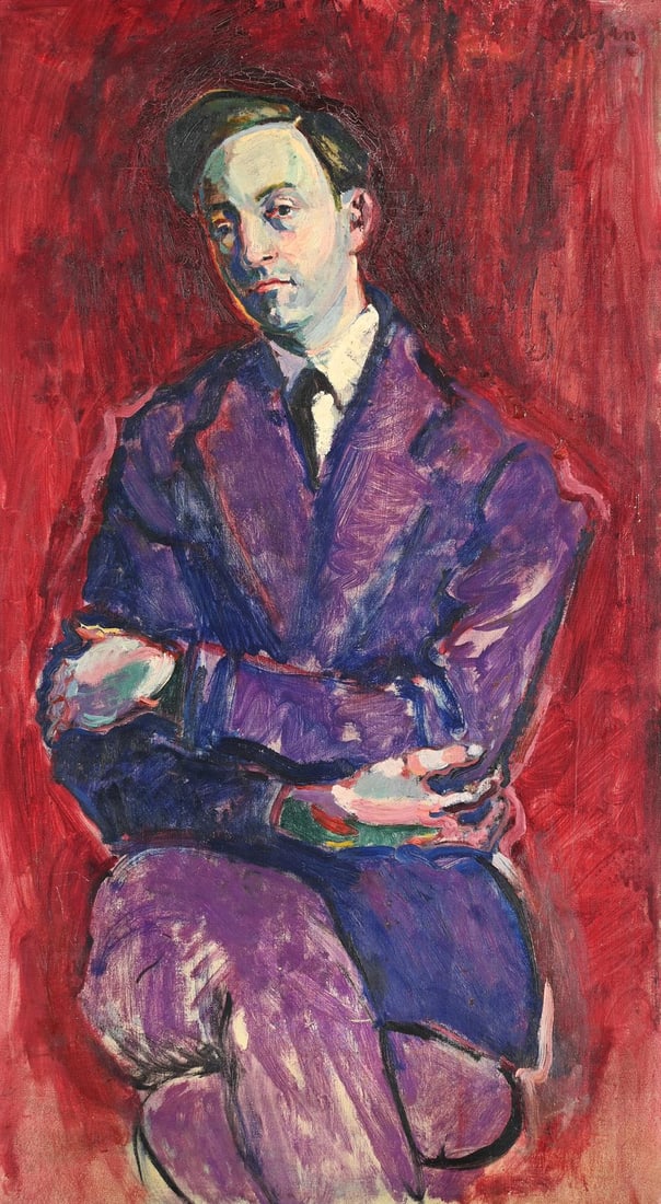 λ ADRIAN RYAN (BRITISH 1920-1998), PORTRAIT OF CYRIL COBBETT (1 of 3)
