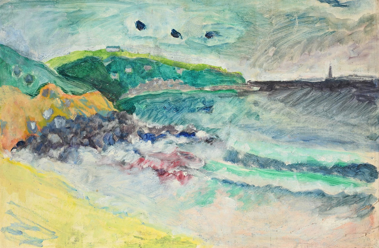 λ ADRIAN RYAN (BRITISH 1920-1998), SENNEN COVE, CORNWALL (1 of 3)
