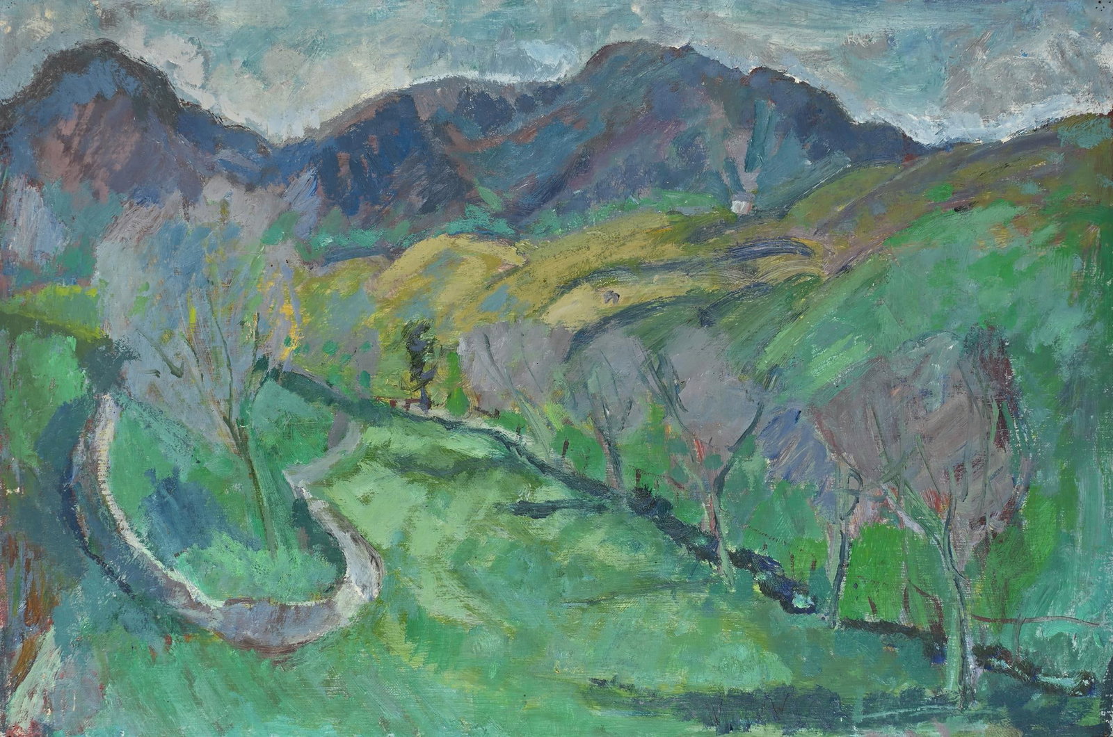 λ ADRIAN RYAN (BRITISH 1920-1998), WELSH LANDSCAPE (1 of 3)
