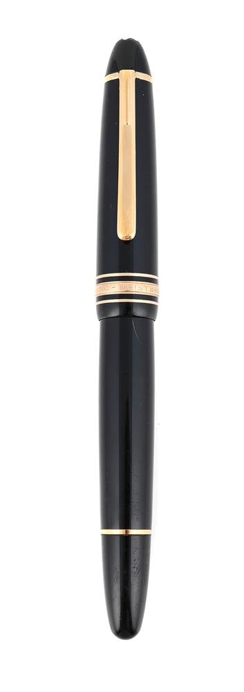 MONTBLANC, MEISTERSTÜCK, 146, A BLACK FOUNTAIN PEN (1 of 2)