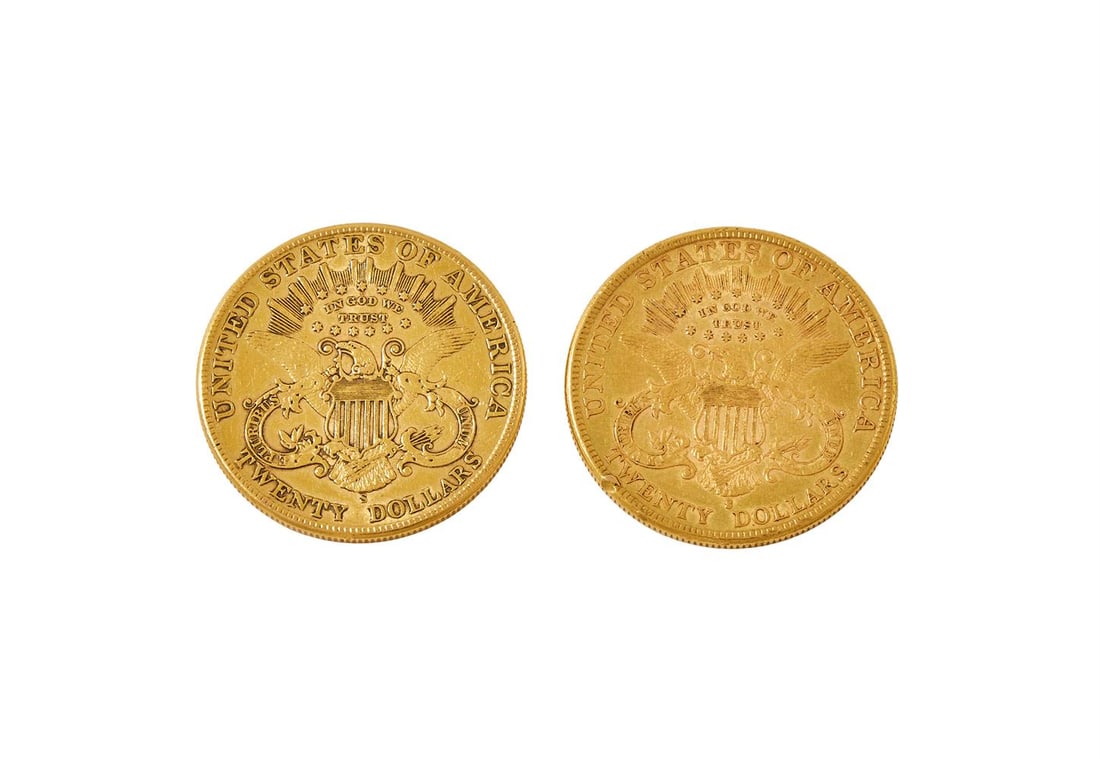 USA, GOLD DOUBLE-EAGLE 20-DOLLARS (2) - 2
