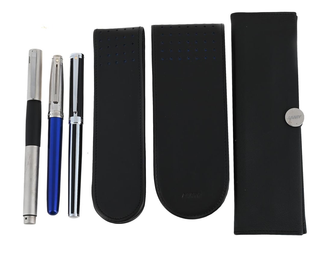 SHEAFFER, INTENSITY, A BLACK AND WHITE METAL ROLLERBALL - 3