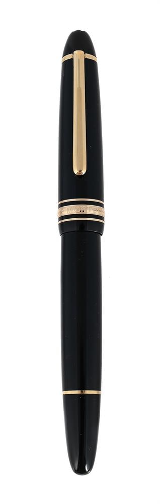 MONTBLANC, MEISTERSTÜCK 146, A BLACK FOUNTAIN PEN - 2