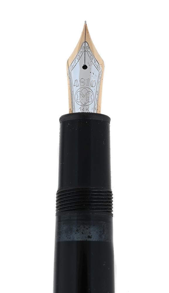MONTBLANC, MEISTERSTÜCK 146, A BLACK FOUNTAIN PEN - 3