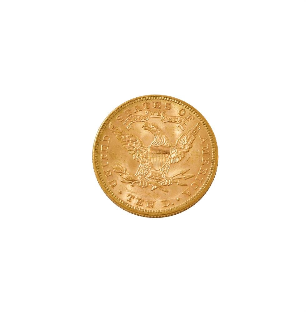 USA, GOLD EAGLE 10-DOLLARS 1893 - 2