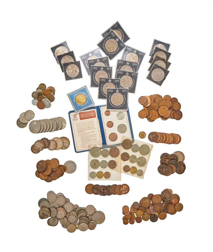 BRITISH AND WORLD COINS, A SMALL QUANTITY (1 of 1)