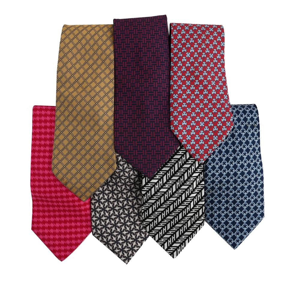 HERMÈS, SEVEN SILK TIES (1 of 1)