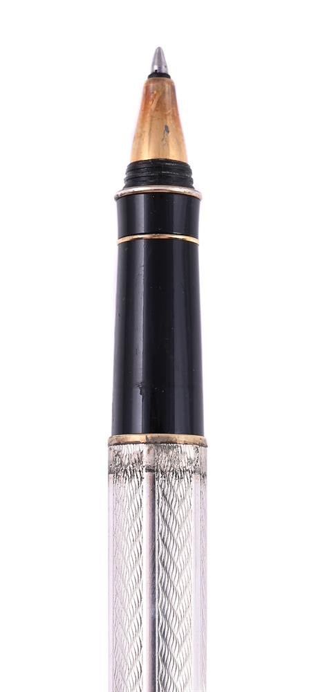 PARKER, SONNET, A SILVER COLOURED ROLLERBALL - 2