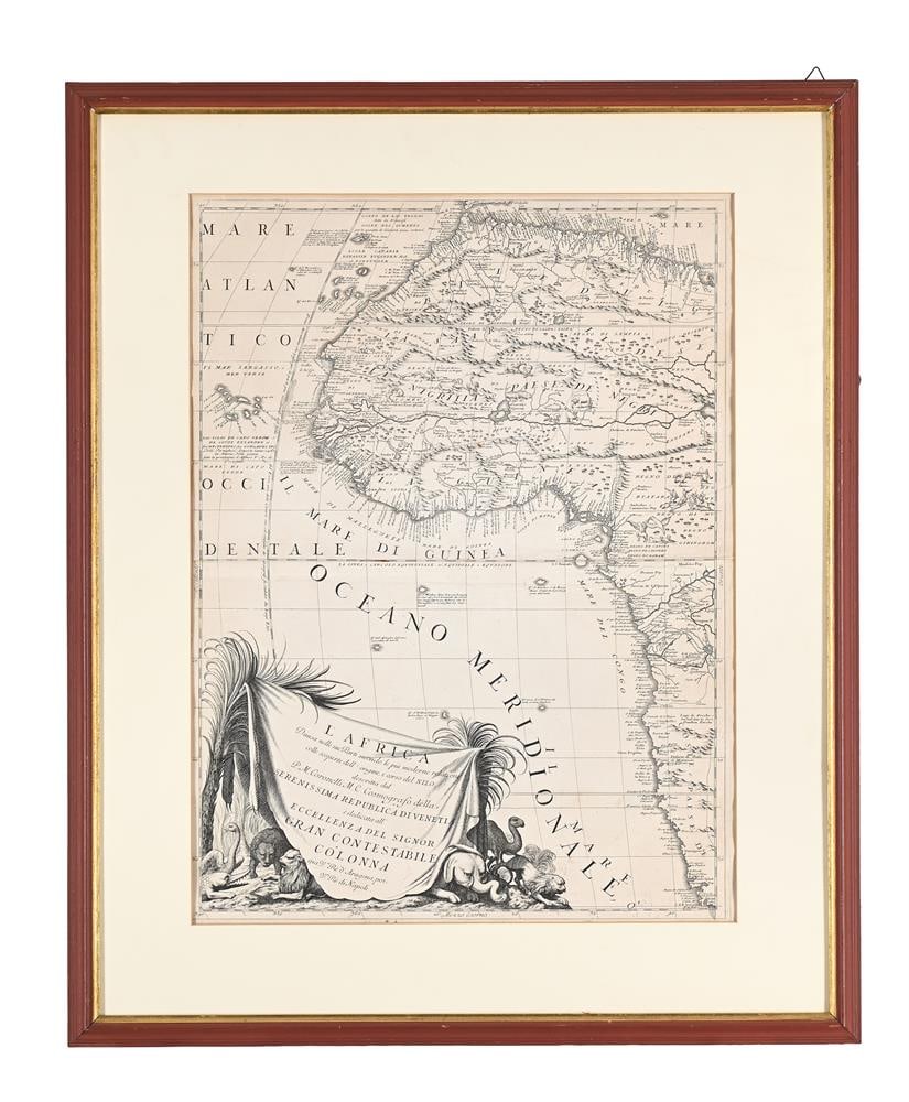 AFTER VINCENZO MARIA CORONELLI, MAP OF ASIA; MAP OF WEST AFRICA (2) - 2