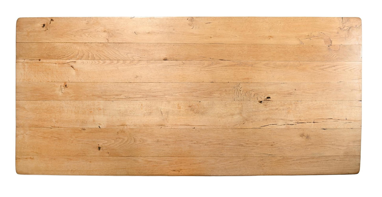 AN OAK REFECTORY TABLE, IN 17TH CENTURY STYLE, FIRST HALF 20TH CENTURY - 2