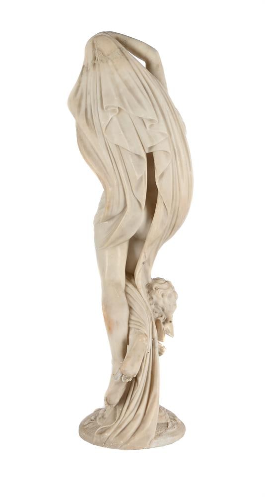 AFTER JEAN-JAQUES PRADIER (SWISS 1790-1852), A FIGURE OF 'LA NUIT', LATE 19TH CENTURY - 2