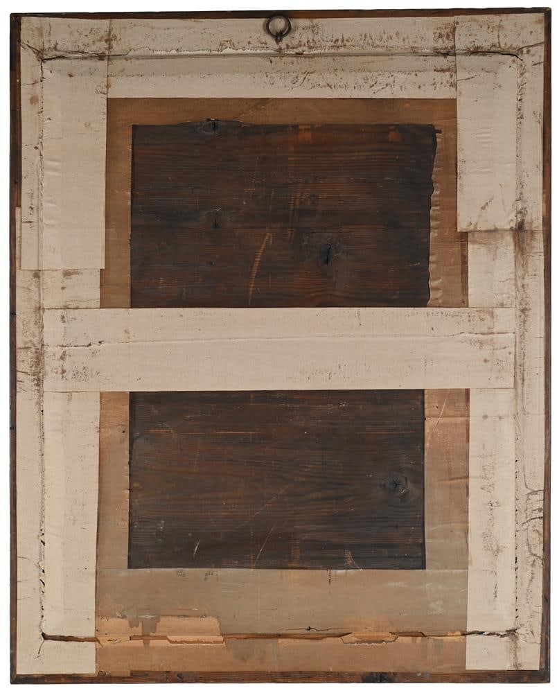 A FIGURED WALNUT AND PARCEL GILT RECTANGULAR WALL MIRROR, FIRST HALF 19TH CENTURY - 2