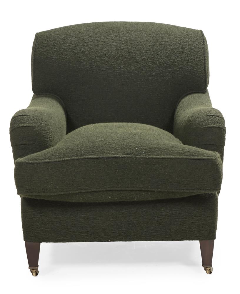 A GEORGE SMITH ARMCHAIR, OF RECENT MANUFACTURE - 2