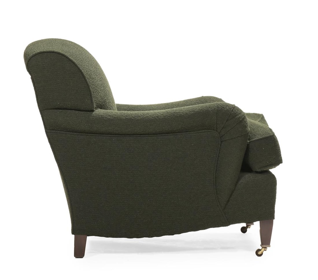 A GEORGE SMITH ARMCHAIR, OF RECENT MANUFACTURE - 3