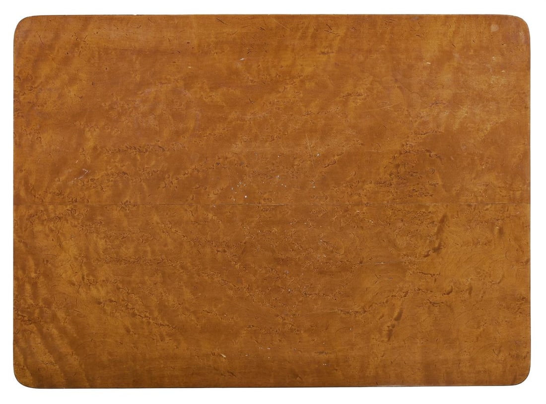 A REGENCY BURR MAPLE SIDE OR BEDSIDE TABLE, IN THE MANNER OF GILLOWS, CIRCA 1820 - 3