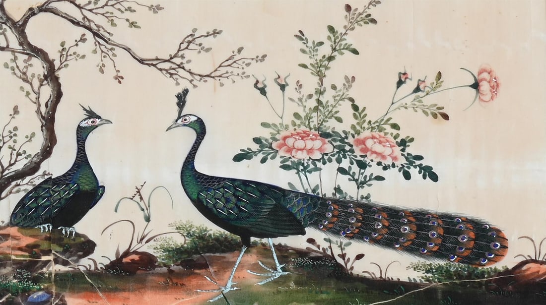 A GROUP OF TWELVE CHINESE PITH PAPER PAINTINGS OF BIRDS, 19TH CENTURY - 7