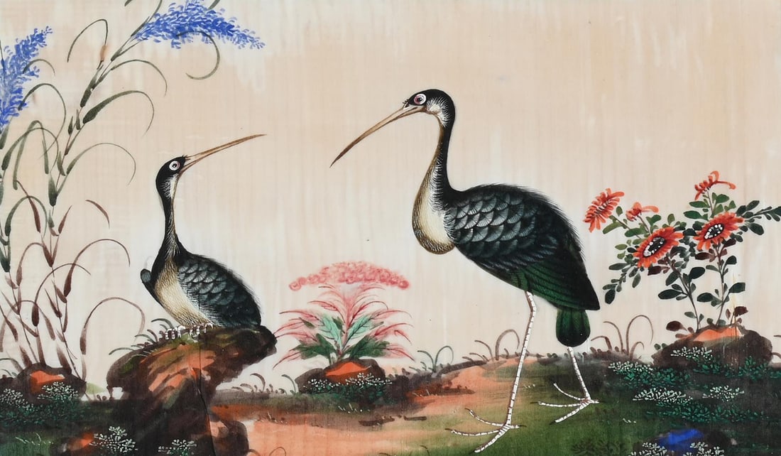 A GROUP OF TWELVE CHINESE PITH PAPER PAINTINGS OF BIRDS, 19TH CENTURY - 8