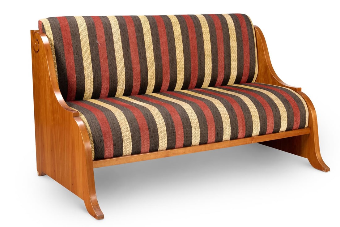 AN EGYPTIAN REVIVAL CHERRYWOOD SOFA BY ANTONY LITTLE - 2