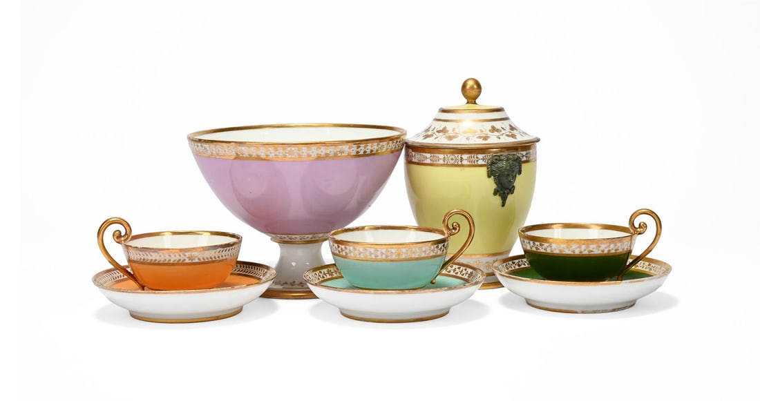 A SELECTION OF PARIS (DIHL) PORCELAIN, VARIOUS DATES, FIRST QUARTER 19TH CENTURY - 2