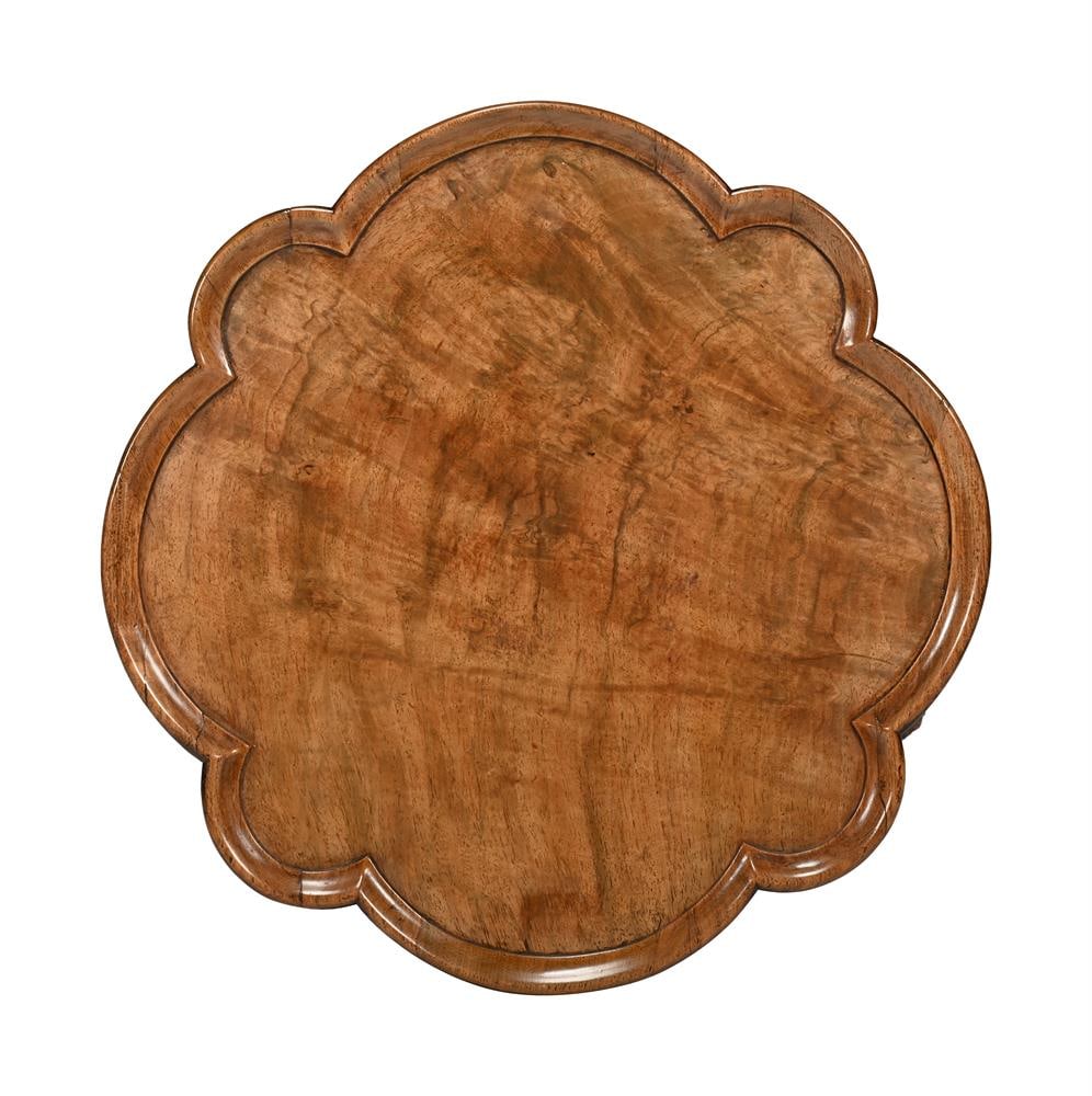 A WALNUT TRIPOD WINE TABLE, POSSIBLY BY GILLOWS, FIRST HALF 19TH CENTURY - 3