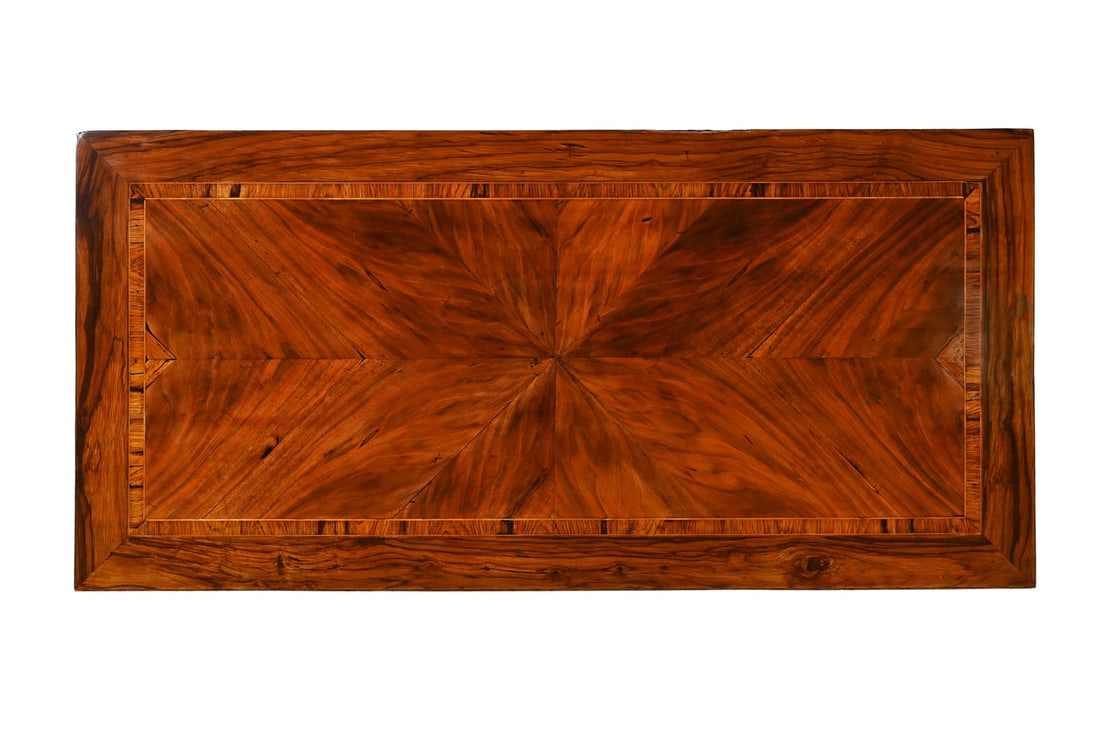 Y A WALNUT, KINGWOOD AND OLIVEWOOD COMMODE, NORTHERN ITALIAN, LAST QUARTER 18TH CENTURY - 3