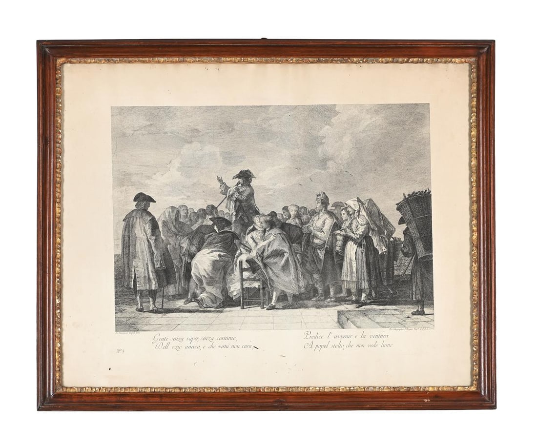 AFTER GIOVANNI DOMENICO TIEPOLO, A SET OF FOUR PRINTS DEPICTING CHARLATANS - 3