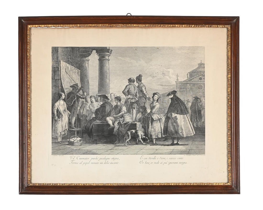 AFTER GIOVANNI DOMENICO TIEPOLO, A SET OF FOUR PRINTS DEPICTING CHARLATANS - 4
