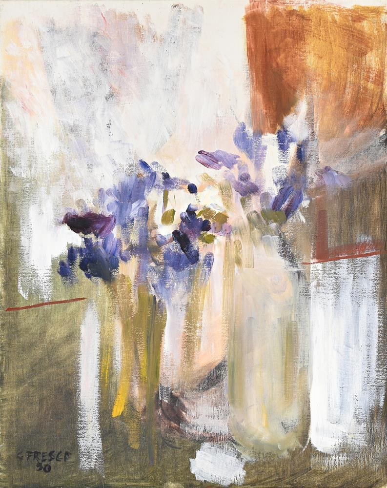 G. FRESCO (ITALIAN 20TH CENTURY), STILL LIFE WITH FLOWERS IN A VASE - 2